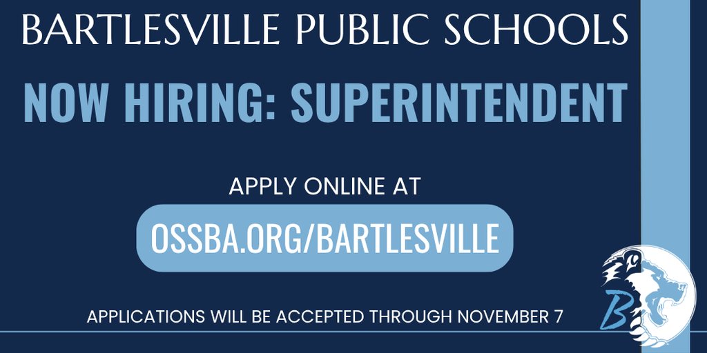 Apply online at ossba.org/bartlesville.
