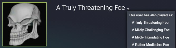 switchsurf's tweet image. guy on my steam friends list changed his name so I checked on him only to discover he&apos;s been leveling up
