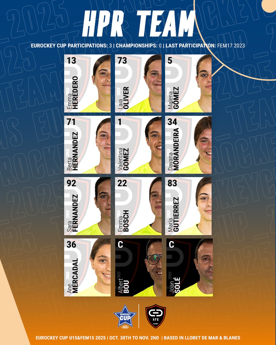 EurockeyCup's tweet image. 🔥 𝐖𝐞𝐥𝐜𝐨𝐦𝐞 𝐭𝐨 𝐄𝐮𝐫𝐨𝐜𝐤𝐞𝐲 𝐂𝐮𝐩 𝟐𝟎𝟐𝟓 🏆

🇪🇸 Cerdanyola CH
🇪🇸 HPR Team
🇪🇸 HC Salt
🏴󠁧󠁢󠁥󠁮󠁧󠁿 ECU RHC

#EurockeyCup #BeTheNext #InCostaBrava #EsportsDDGI