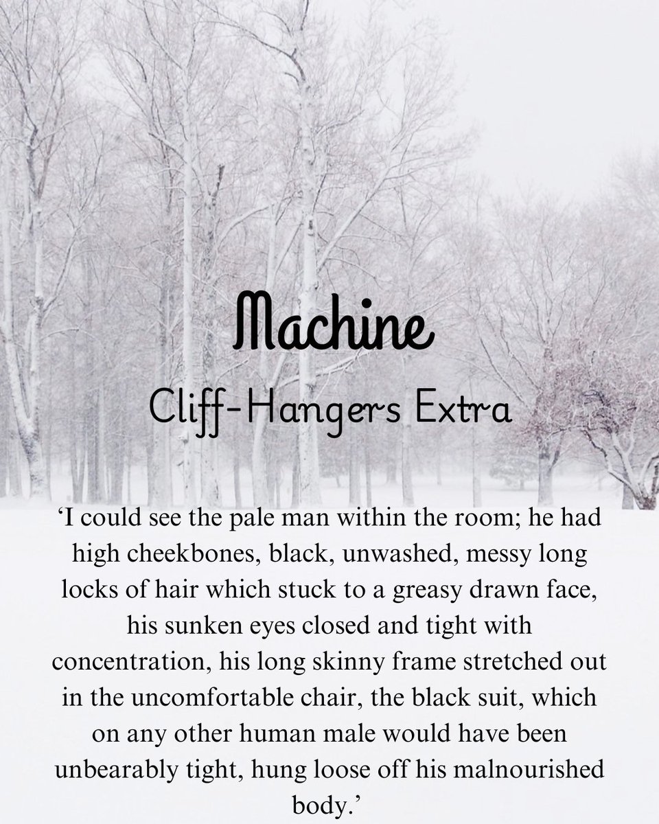 ullmansmith432's tweet photo. Read quotes from my short story Machine. Cliff-Hangers, a short story collection, is avalivbale for free on Kindle till the 25th of October. Please check it out and drop a review. #books #freebook #lovereading #booktwitter https://t.co/K2OKMyY3EX https://t.co/VgXLOOyAKK