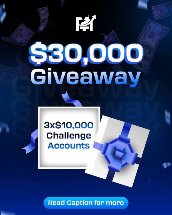 💯 Talkative_FX📈📉 (@ibnmuax) on Twitter photo 🚨 $30k GIVEAWAY 🔔
3 x $10k Funded challenge accounts.
1️⃣ Follow <a href="/fundingurtrades/">FundingYourTrades</a> <a href="/KevinTooGood1/">Timo Kevin</a> & <a href="/ibnmuax_fx/">𝐓𝐚𝐥𝐤𝐚𝐭𝐢𝐯𝐞📊</a>
2️⃣Like & RT
3️⃣Tag 3 Traders below
4️⃣Join the discord: discord.gg/eg8DhdKad
5️⃣Telegram: t.me/fundingyourtra…
Good luck 🥳
Winners announced in 72hours 🚨 $30k GIVEAWAY 🔔
3 x $10k Funded challenge accounts.
1️⃣ Follow <a href="/fundingurtrades/">FundingYourTrades</a> <a href="/KevinTooGood1/">Timo Kevin</a> & <a href="/ibnmuax_fx/">𝐓𝐚𝐥𝐤𝐚𝐭𝐢𝐯𝐞📊</a>
2️⃣Like & RT
3️⃣Tag 3 Traders below
4️⃣Join the discord: discord.gg/eg8DhdKad
5️⃣Telegram: t.me/fundingyourtra…
Good luck 🥳
Winners announced in 72hours