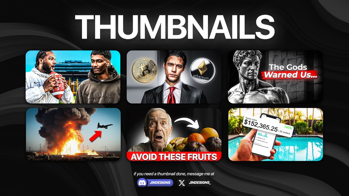 Jin | Thumbnail Designer tweet media