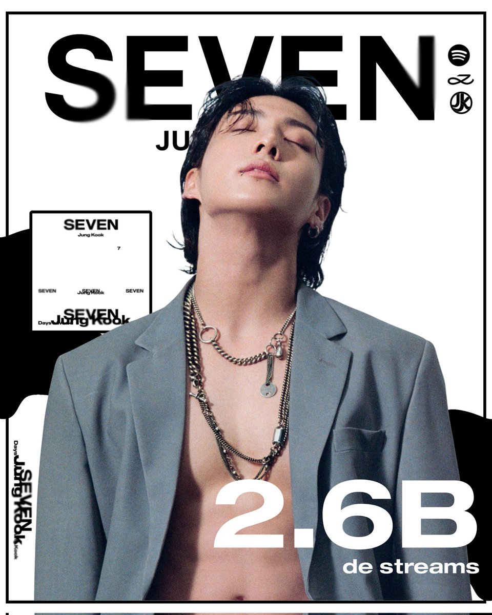 K-POP・アジア handsome LIVE Seven' é a 1ª música por um ato do K-Pop a ultrapassar 2.6 bilhões