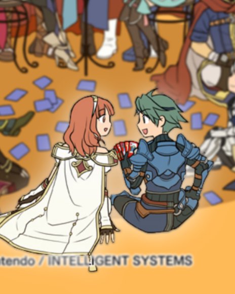 FEEchoesBot's tweet photo. Cipher Bonus Art:
Alm and Celica — by Senri Kita https://t.co/6UjuMkizo1