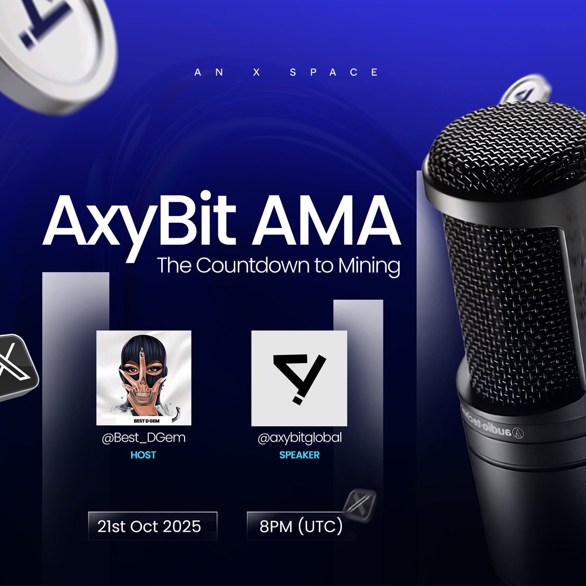 Something big is about to launch and we’re talking directly to the mind behind it.

I’m hosting the Founder of AxyBit tomorrow for an AMA on the Mining Launch

If you’ve been curious about how it works, what’s coming next, or how to get involved  this is your chance to ask