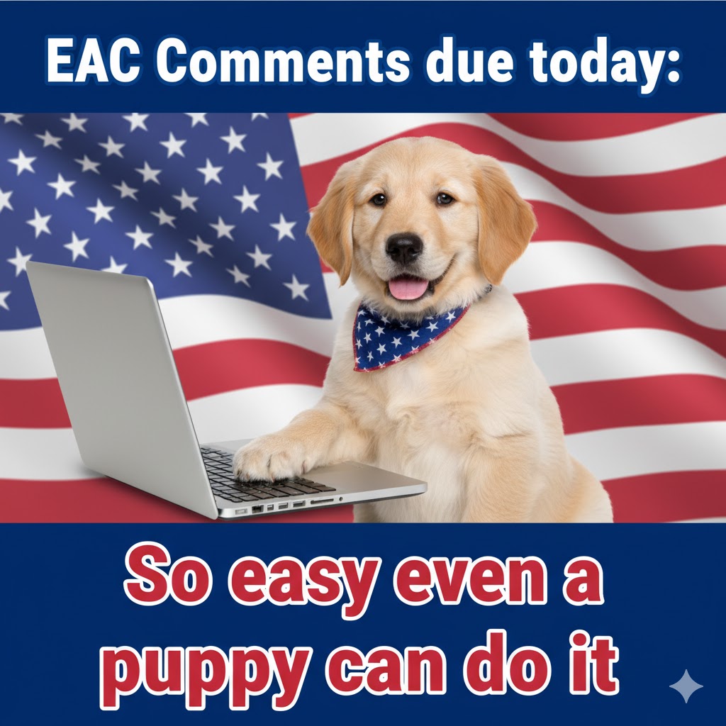 MIDNIGHT EASTERN TONIGHT is your last chance to tell the Election Assistance Commissioners you want them to take specific and decisive action to block any and all noncitizen voting.  
1. Go directly here: regulations.gov/document/EAC-2…
2. Click on the blue "Comment" box near the top on