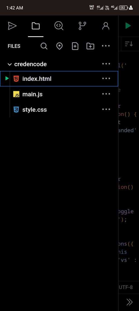 <a href="/_devJNS/">⚡JNS⚡ 𝕩</a> Vim and Spck editor
React if you also code with your phone✌️

And do well let's connect 💜🫂