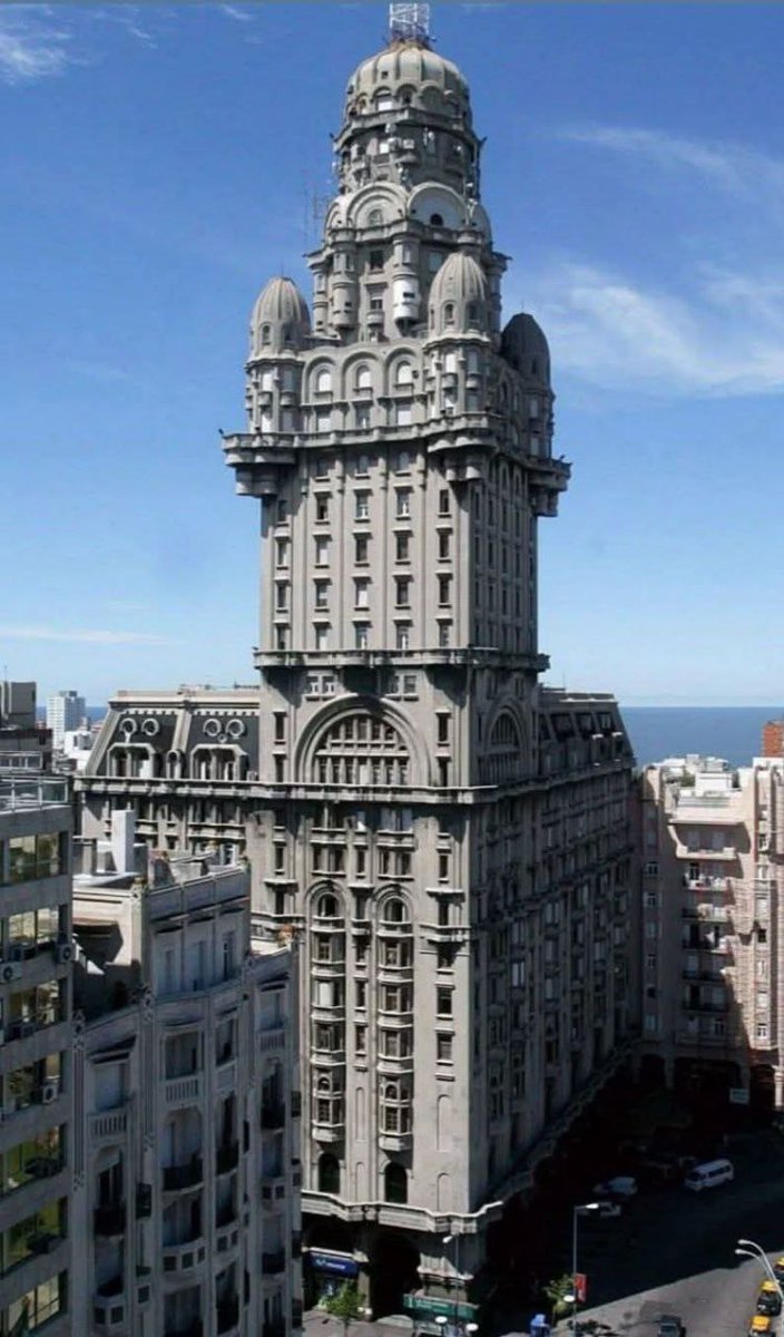 Salvo Palace.
Montevideo, Uruguay.
Opened in "1928", it was initially intended as a hotel, but soon became an apartment building. A building shrouded in mysteries ranging from secret passages to supernatural encounters.
