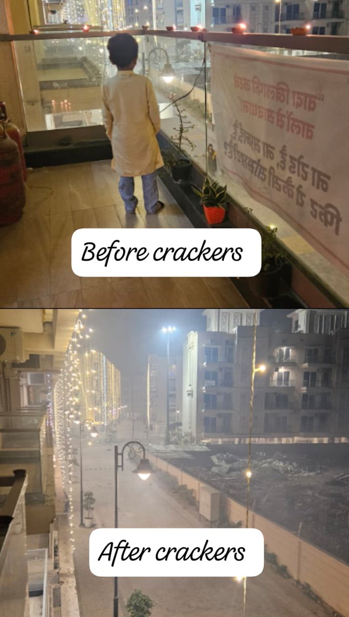 avinashjeee's tweet image. If green crackers are doing this, then we must think of alternative.