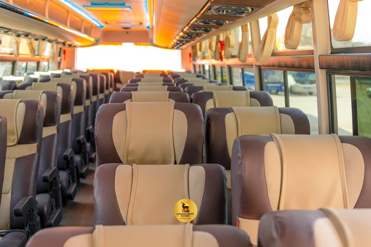 Magical_Safaris's tweet photo. 53-PASSENGER BUS, AVAILABLE FOR HIRE
FEATURES
β
53 SEATS
β
SPACIOUS
INCLUDES
β
CHAUFFEURED (COMES WITH DRIVER)
β
FUEL
ππ’π’πππ‘π:
BOOKINGS & INQUIRIES: CALL | TEXT | WHATSAPP +254768982770
#bushire #53seaterbus #53seaterbusforhire #hire53seaterbus https://t.co/PBsanlQrkn