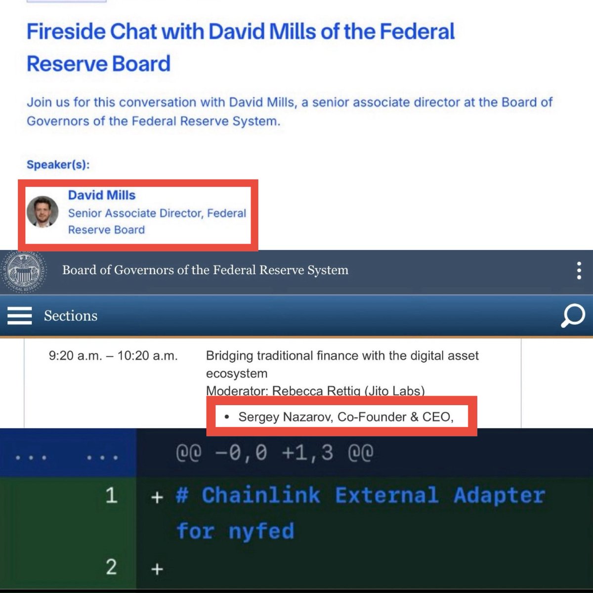 Ape 🌍 || "APE" (Pool) 🛰️ (@theadaape) on Twitter photo 💕The <a href="/federalreserve/">Federal Reserve</a> has invited <a href="/chainlink/">Chainlink</a> to speak at their conference tomorrow.
#chainlink has invited the <a href="/federalreserve/">Federal Reserve</a> to speak at their conference next month.💕
They are signaling total integration, and everyone too stupid to notice. They need a CNN headline 1st. $LINK 💕The <a href="/federalreserve/">Federal Reserve</a> has invited <a href="/chainlink/">Chainlink</a> to speak at their conference tomorrow.
#chainlink has invited the <a href="/federalreserve/">Federal Reserve</a> to speak at their conference next month.💕
They are signaling total integration, and everyone too stupid to notice. They need a CNN headline 1st. $LINK