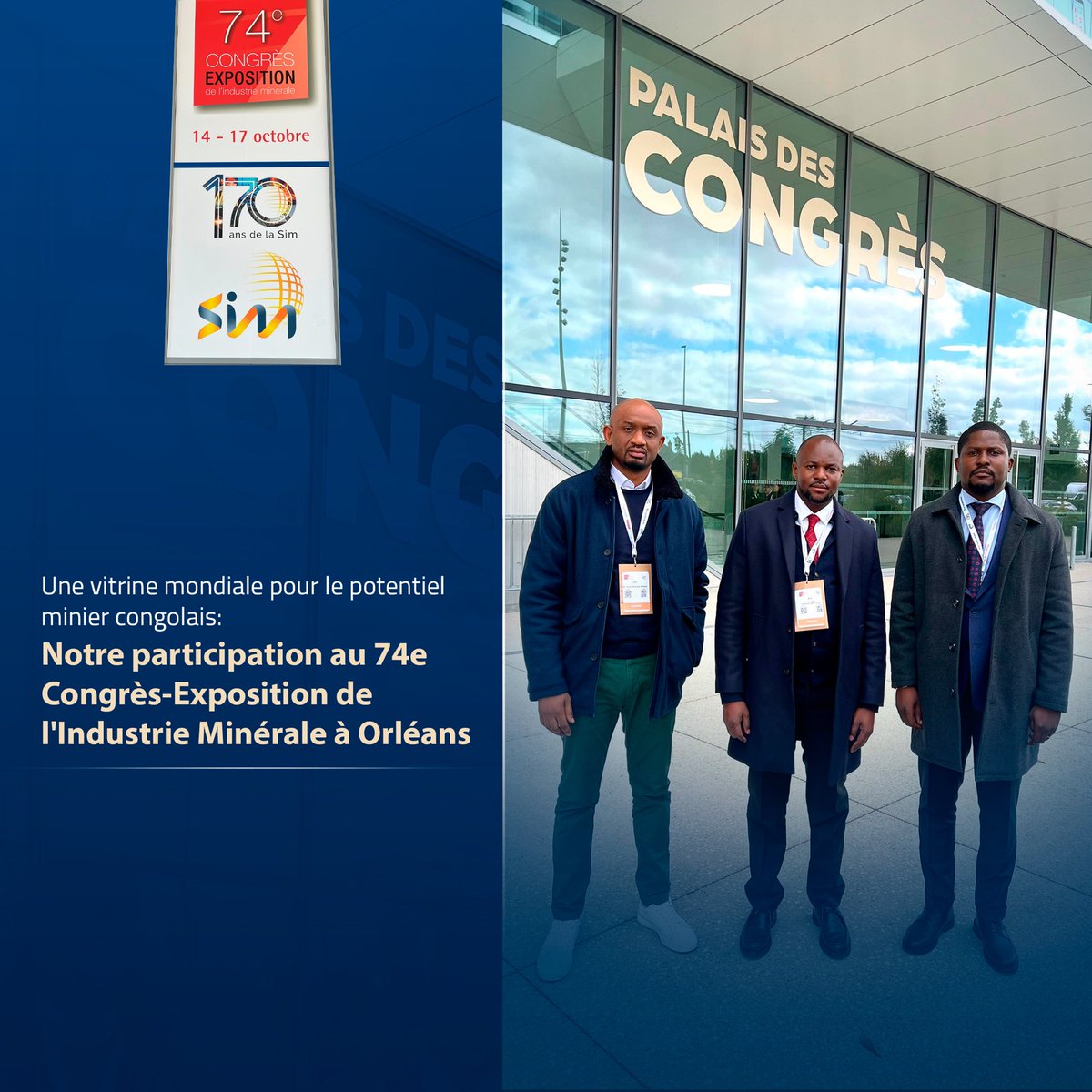 Une vitrine mondiale pour le potentiel minier congolais !

L’expert minier <a href="/jo_mbombo/">Jonathan David M'BOMBO T.</a> David M’BOMBO a représenté fièrement la #RDC au 74ᵉ Congrès-Exposition de l’Industrie Minérale (SIM) à Orléans ( France ), du 15 au 17 octobre. 2025.