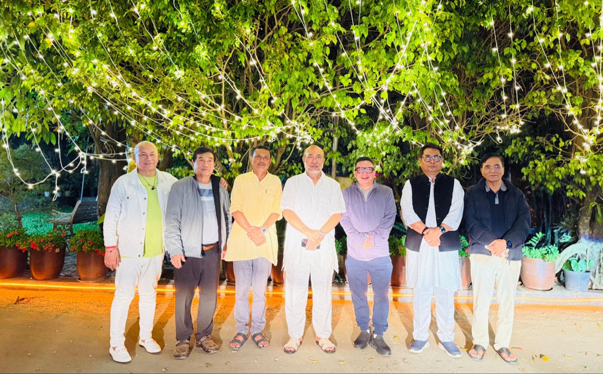 A simple yet warm Diwali celebration at my residence with Hon’ble MP, MLAs, and Party General Secretary. Grateful for the camaraderie and shared commitment to serve our people. 

Happy Diwali to all. 🪔