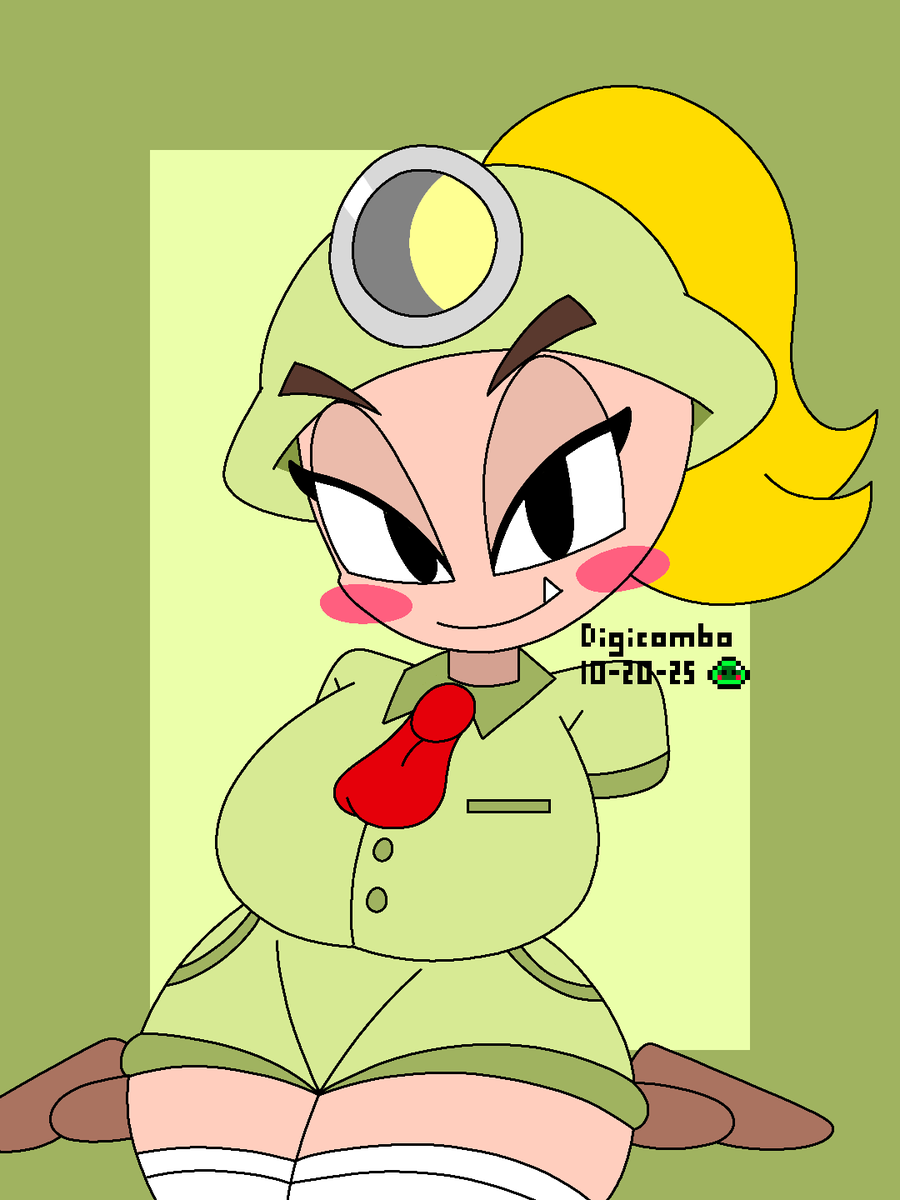 Here's a sketch of Goombella :D

#papermario #fanart