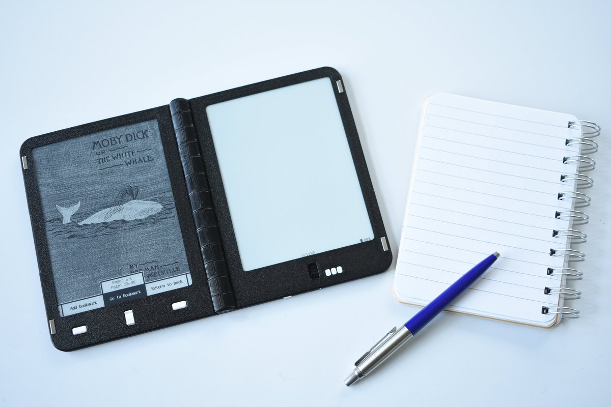 Introducing the Diptyx E-reader: an ESP32-powered, dual-screen ereader. Launching soon on <a href="/crowd_supply/">Crowd Supply</a>
, subscribe to get the latest updates: crowdsupply.com/diptyx/diptyx-… #ereader #esp32 #OpenSource