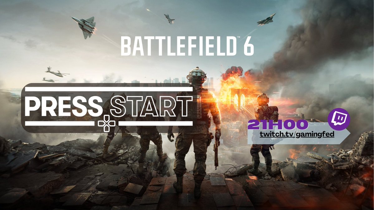 Vous aimez les jeux au tour par tour? Alors sortez vos plus belles M60, ce soir Meteora &amp; <a href="/Gary_Niet/">Gary Niet</a> tentent de courir sans se prendre une balle perdue dans #Battlefield6. Destruction au marteau, petit jardinet de protection et hélicoptère de combat. 21h00 twitch.tv/gamingfed