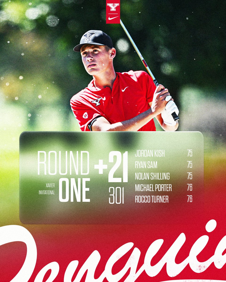 Round 1⃣ scores from the Xavier Invitational 🐧⛳️

We were in eighth place as a team following today's opening round at Maketewah Country Club. The second session of action is currently in progress!

📊 » tinyurl.com/58kh42vt

#GoGuins