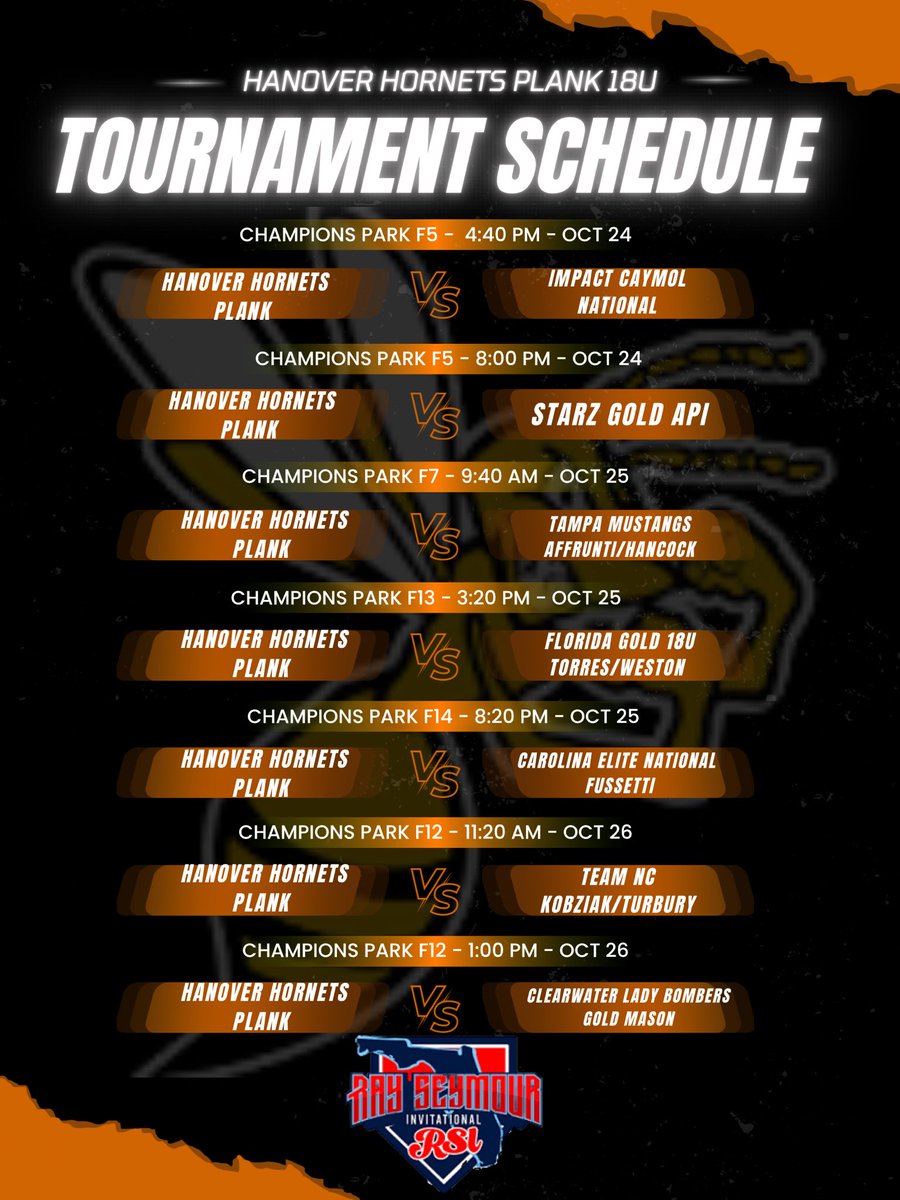 Excited to make our way down to <a href="/ray_seymour/">Ray Seymour Invitational</a> from the 804 this weekend!