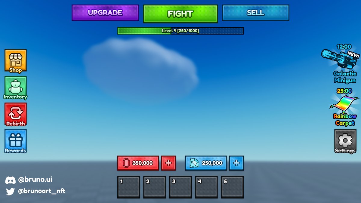brunoart_nft's tweet image. HUD UI in Stud Style🛠️
🟩Commissions OPEN! Hire me with Cheap Prices👇
📨Contact on Discord: bruno.ui
#ROBLOX #RobloxDev #RobloxUI #robloxart
