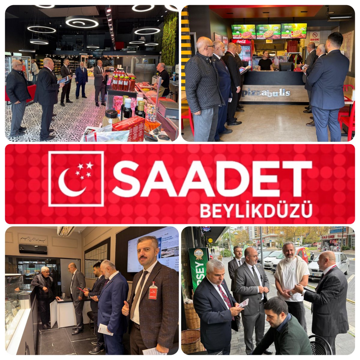 Beylikdüzü İlçe Teşkilatı olarak Kavaklı Mahallesi Yeşilyurt ve Olimpiyat caddelerindeki esnafları ziyaret ettik.
Bu çalışma neticesinde Yeni üye olan vatandaslarimiz aramıza hoşgeldiniz...

#esnafziyareti
#kavaklımahallesi
#yesilyurtcaddesi
#olimpiyatcadesi