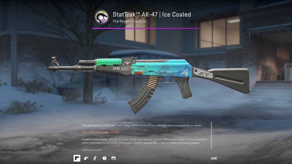 Soomzyy's tweet image. 🎁 StatTrak™ AK-47 | Ice Coaled FT ($13)
✅ Follow Me & @Vancho666_Gamba
✅ Retweet
✅ Retweet Quoted Tweet
⏰ Rolling in 7 Days!