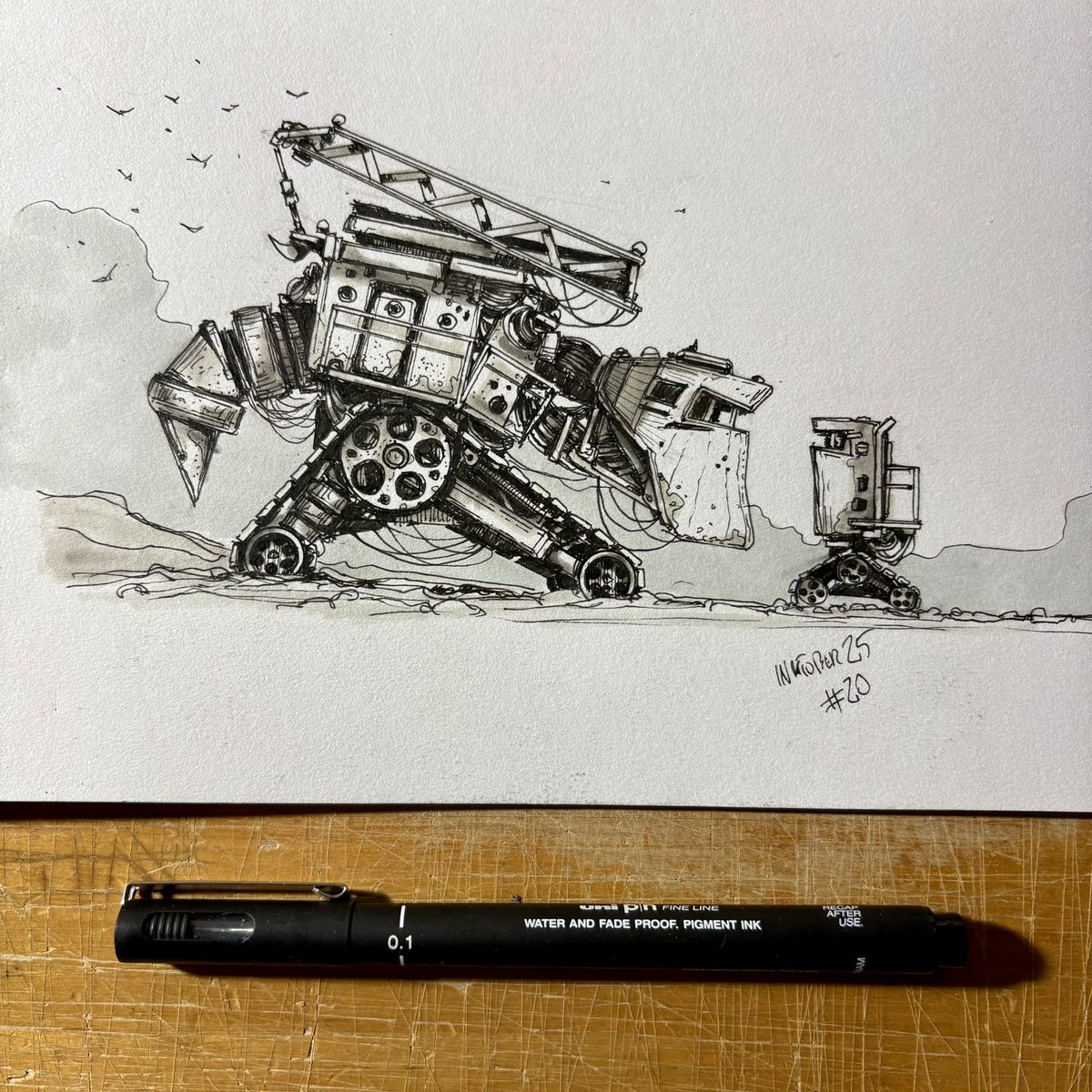 “Rivals” 20th #Inktober