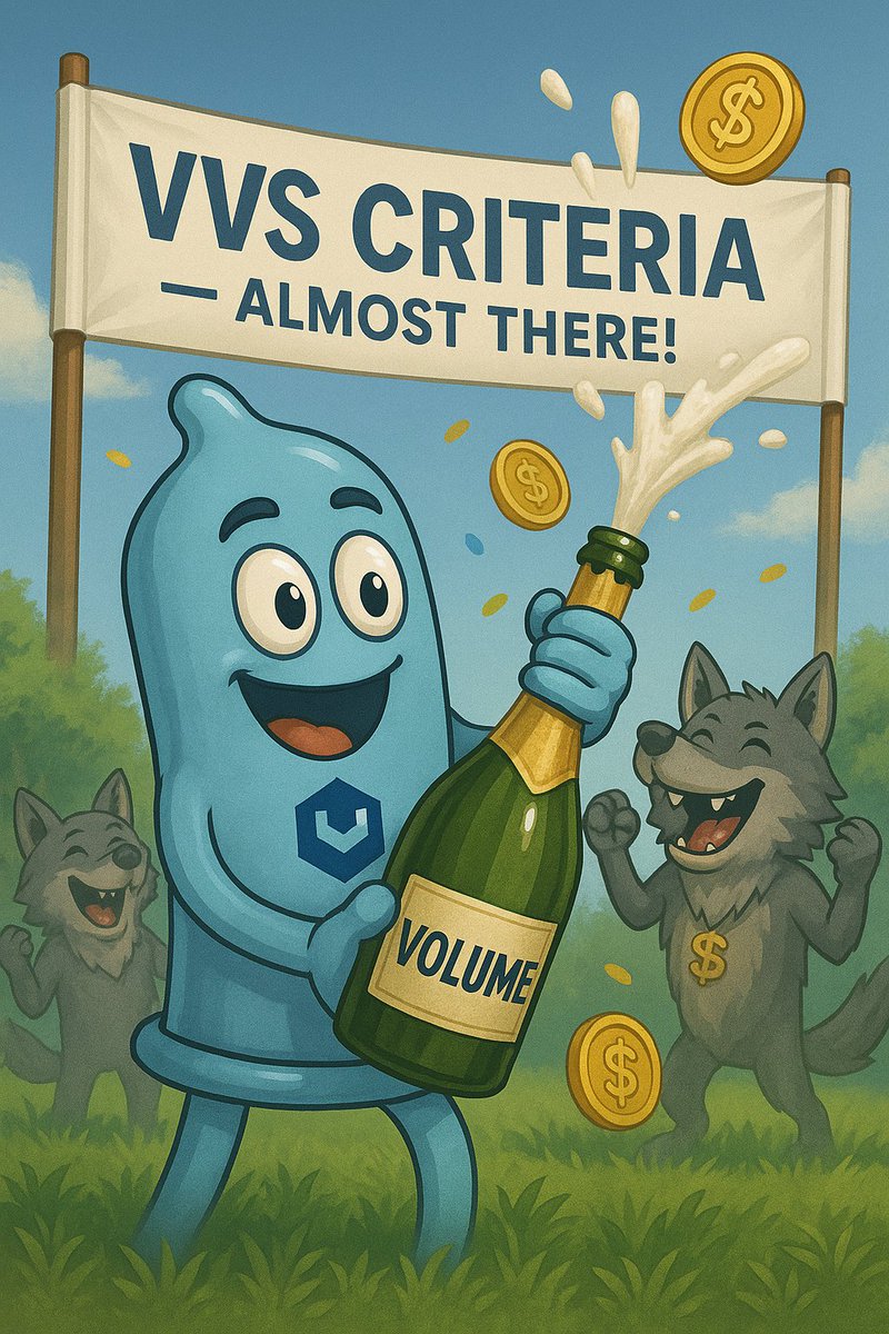 The bottle’s shaking… and we’re about to apply it in 🍾💦

$DOM volume rising fast — getting ready for that <a href="/VVS_finance/">VVS-Finance</a> whitelisting action 🚀

The <a href="/wolfswapwolfies/">Wolfies</a>  can barely hold it in 😏💎
Stay protected, fam… it’s almost time 🛡️