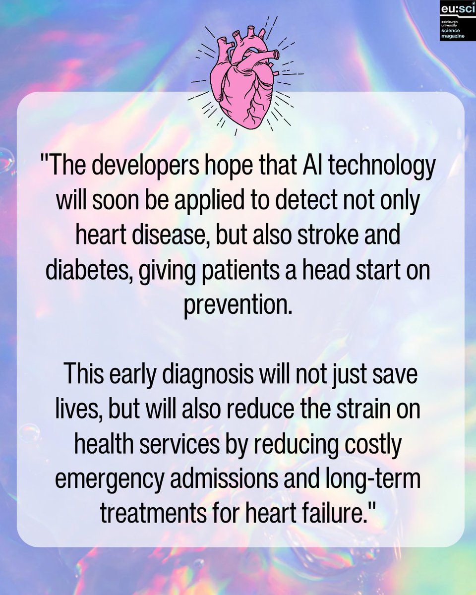 🧬 Could AI spot heart disease before symptoms appear? Caristo Diagnostics uses AI to identify high-risk individuals early, combining data with traditional risk factors like obesity, smoking, and diabetes.

🔗 Read it: eusci.org.uk/2025/10/20/ai-…

#EuSci  #ScienceCommunication