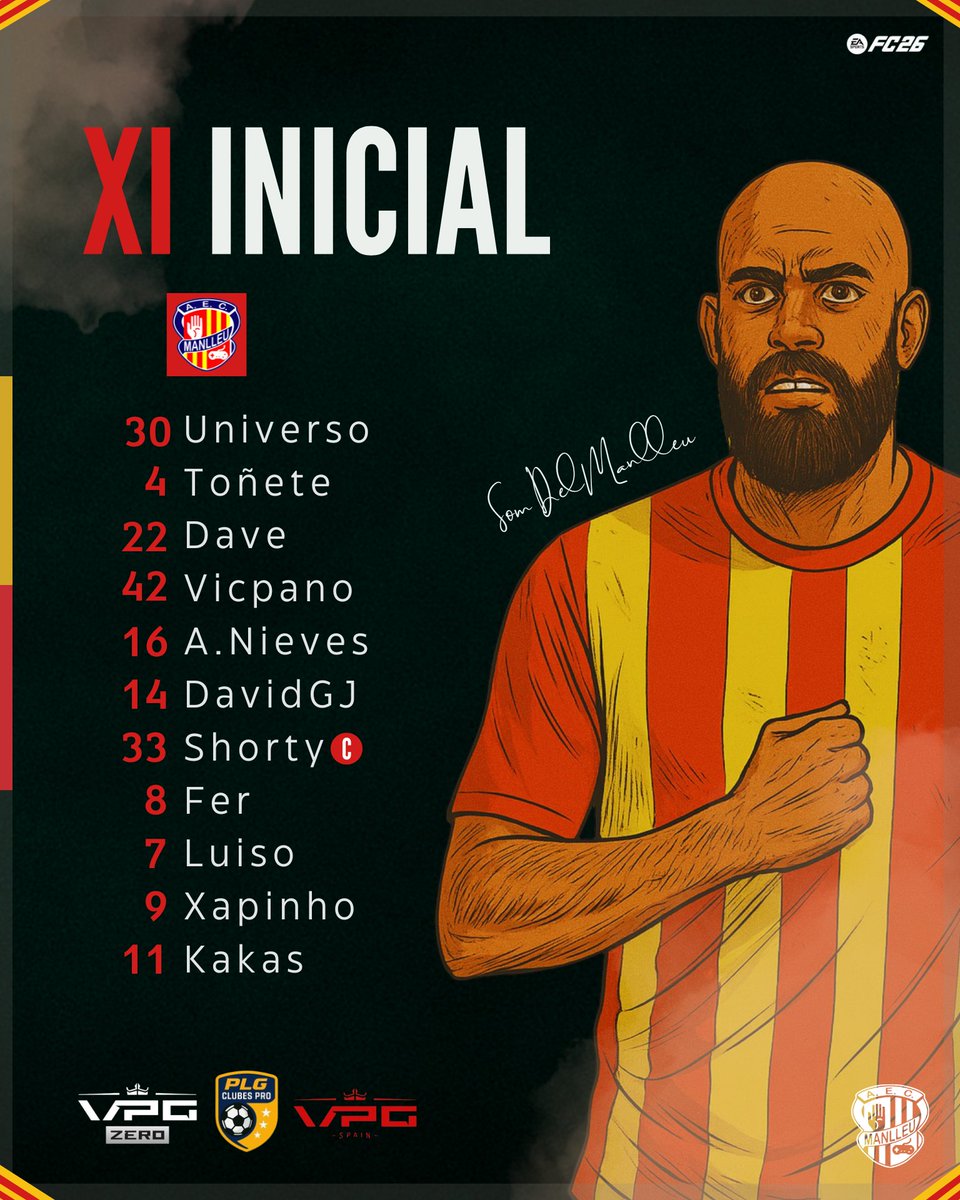 📋✅ XI Inicial para el primer día de competición.

#SomDelManlleu