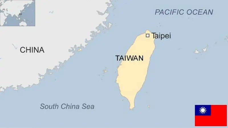 This is Taiwan. 
Taiwan is a country.