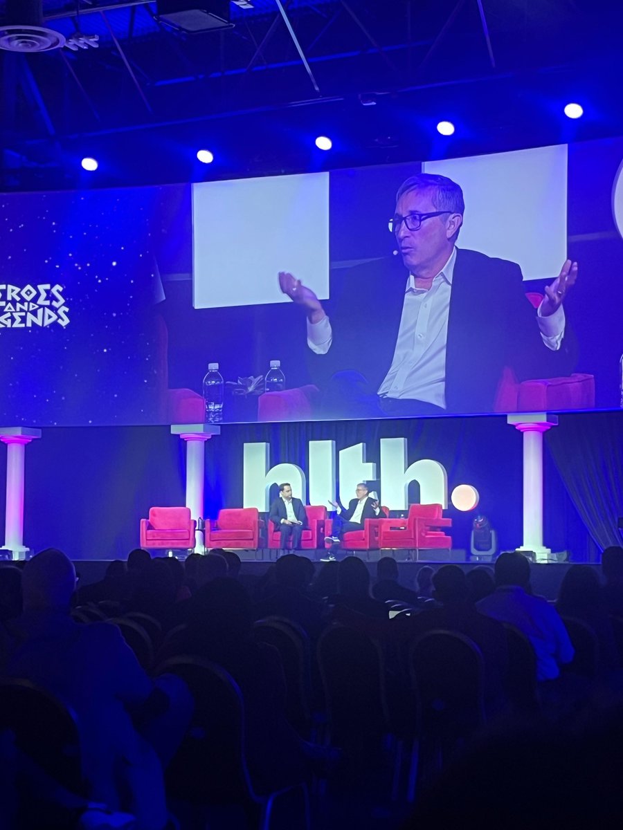 This week, Wireside’s Dan Martin attended #HLTH2025, connecting with innovators shaping the future of healthcare.
 
A highlight: hearing from <a href="/BrockEWTurner/">Brock E.W. Turner</a> of @Axios and <a href="/tomeghale/">tom hale</a>, CEO of <a href="/ouraring/">ŌURA</a> , on building trust and advancing preventative care.
 
#HealthcareInnovation