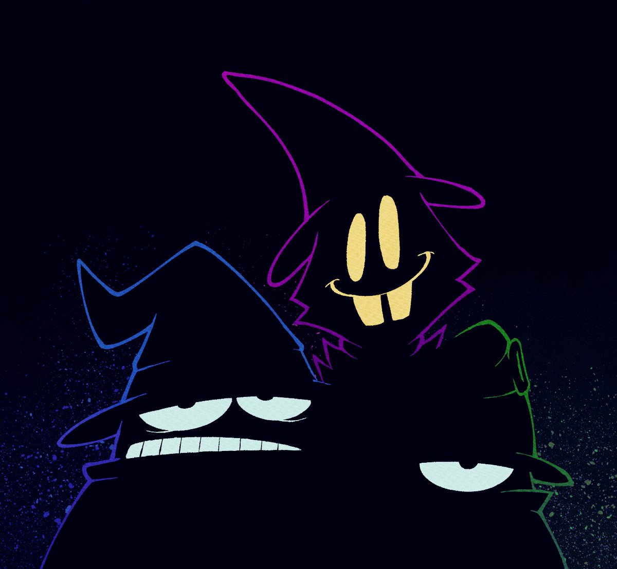 lumspark's tweet image. Something malicious has been brewing in the dark forest...
Keep those eyes peeled, for three creatures born from the shadows will soon emerge to wreak havoc