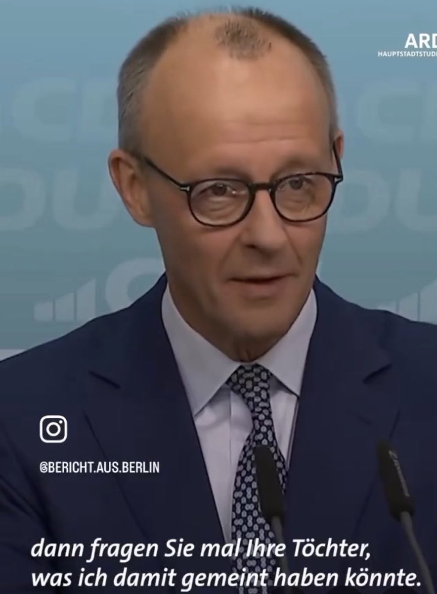 Es gibt in Deutschland eine ganze Menge Spießbürger und Rassisten. Fragen Sie mal ihre Töchter, was ich damit gemeint haben könnte, Herr <a href="/_FriedrichMerz/">Friedrich Merz</a>