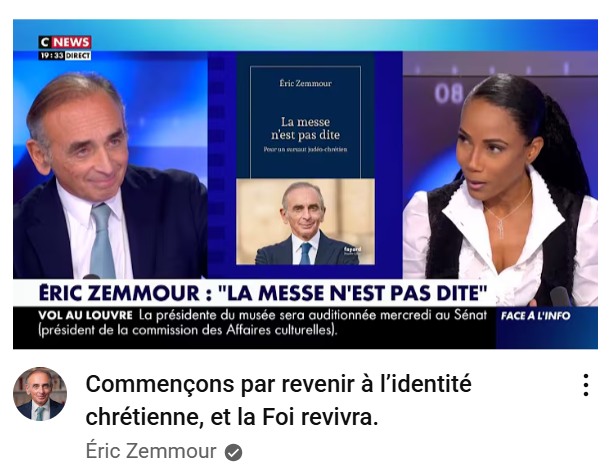 La stratégie parfaite pour continuer à perdre 👏
La rémigration est moins hasardeuse qu'un retour de la foi.