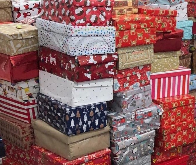 We have some lovely wrapped ones shoeboxes waiting to be filled. We know that these help with donations. particularly from schools, workplaces and organisations. If you would like any, just  drop us a DM. we can arrange for you to collect or if you need a lot we can drop them off