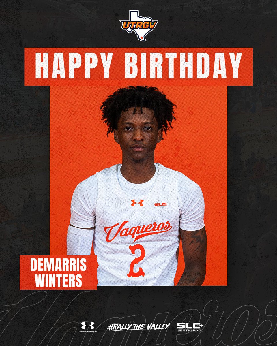 UTRGVmbb's tweet image. Happy Birthday @Dem0fficial! Hope you have a wonderful day. 
#RallyTheValley #UTRGV