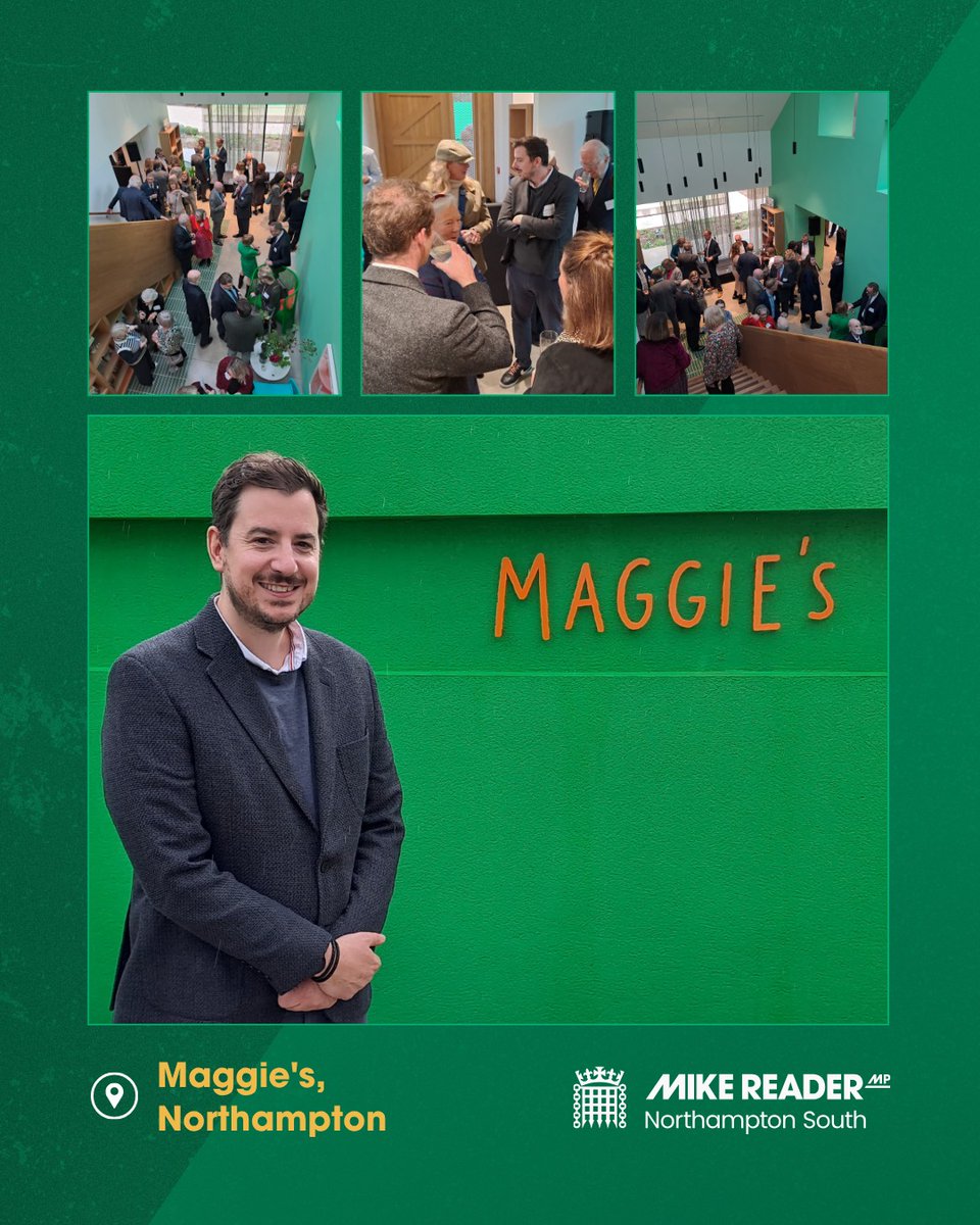 mike_reader's tweet image. Honoured to join community leaders from across Northampton and the @MaggiesCentres team to celebrate the opening of Diana Russell Building.
The building is absolutely stunning and will provide a beautiful, calming and protective space for those facing life's toughest fight.