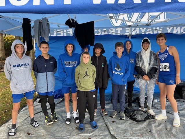 Congrats to our Boys team for a strong showing at the OHSAA Inv. meet on Saturday! Vaughn (87th), Cullen (88) King (130), Grant (221), &amp; Noah (256) led the way (out of 366). On a muddy, rainy day, our boys came through! <a href="/AWXCTF/">AW XC/T&F</a> <a href="/AWJHAthletics/">AWJH Athletics</a>