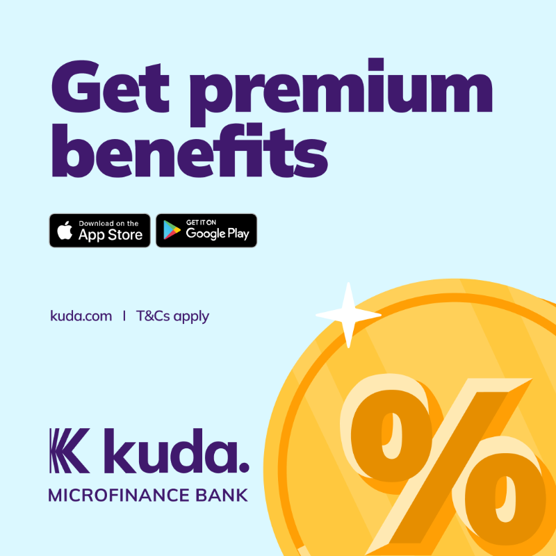 joinkuda's tweet photo. Kuda gives you more!

Open a Kuda account and earn 50 Kuda Coins to unlock exclusive rewards like cashback and discounts, and get early access to features.