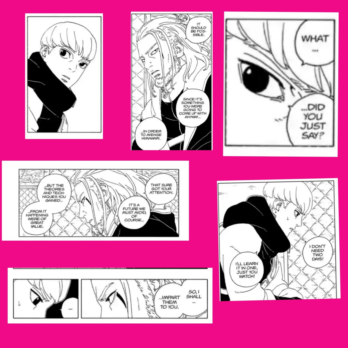 Inkssjo's tweet photo. My God, how similar these scenes are, how the look in the eyes of both BORUTO and INOJIN changes WHEN IT COMES TO THE PEOPLE THEY CARE ABOUT, THEY ARE IN DANGER...🔩🥗🎨🖌🌻
#BoruSara #Inohima https://t.co/zyt91Tll1Z
