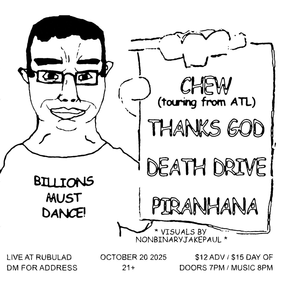TONIGHT IN BROOKLYN AT RUBULAD, DOORS AT 7, MUSIC AT 8! COME THRUUU🙌🏽