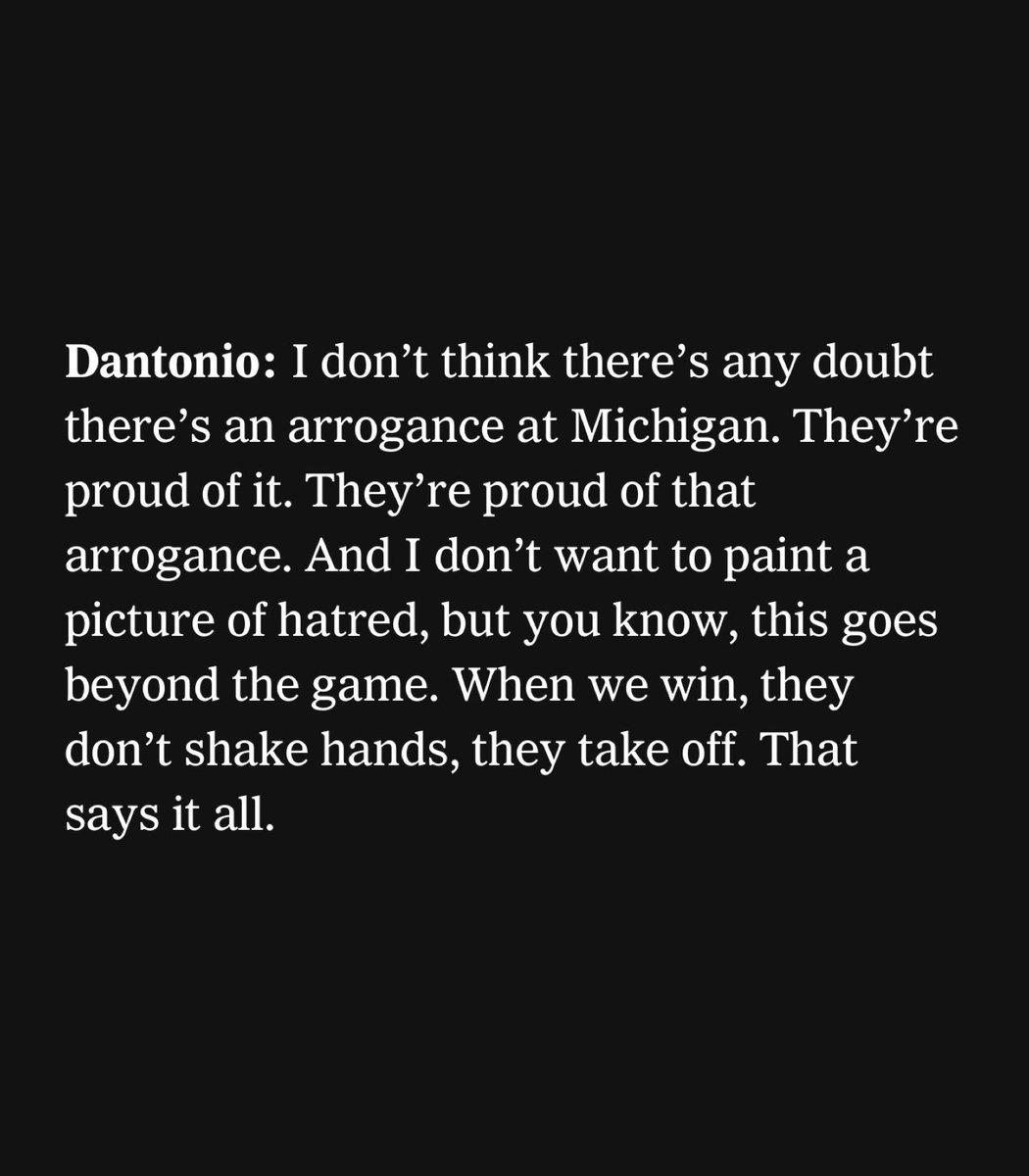 Mark Dantonio still doesn’t like Michigan.

(via <a href="/TheAthletic/">The Athletic</a>)