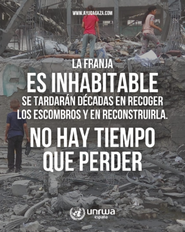 UNRWAes's tweet photo. Cuando decimos que Gaza está arrasada nos referimos a esto. 

Los datos son devastadores, pero detrás de cada dato, hay personas que lo han perdido todo. https://t.co/bPLVKtBiMi