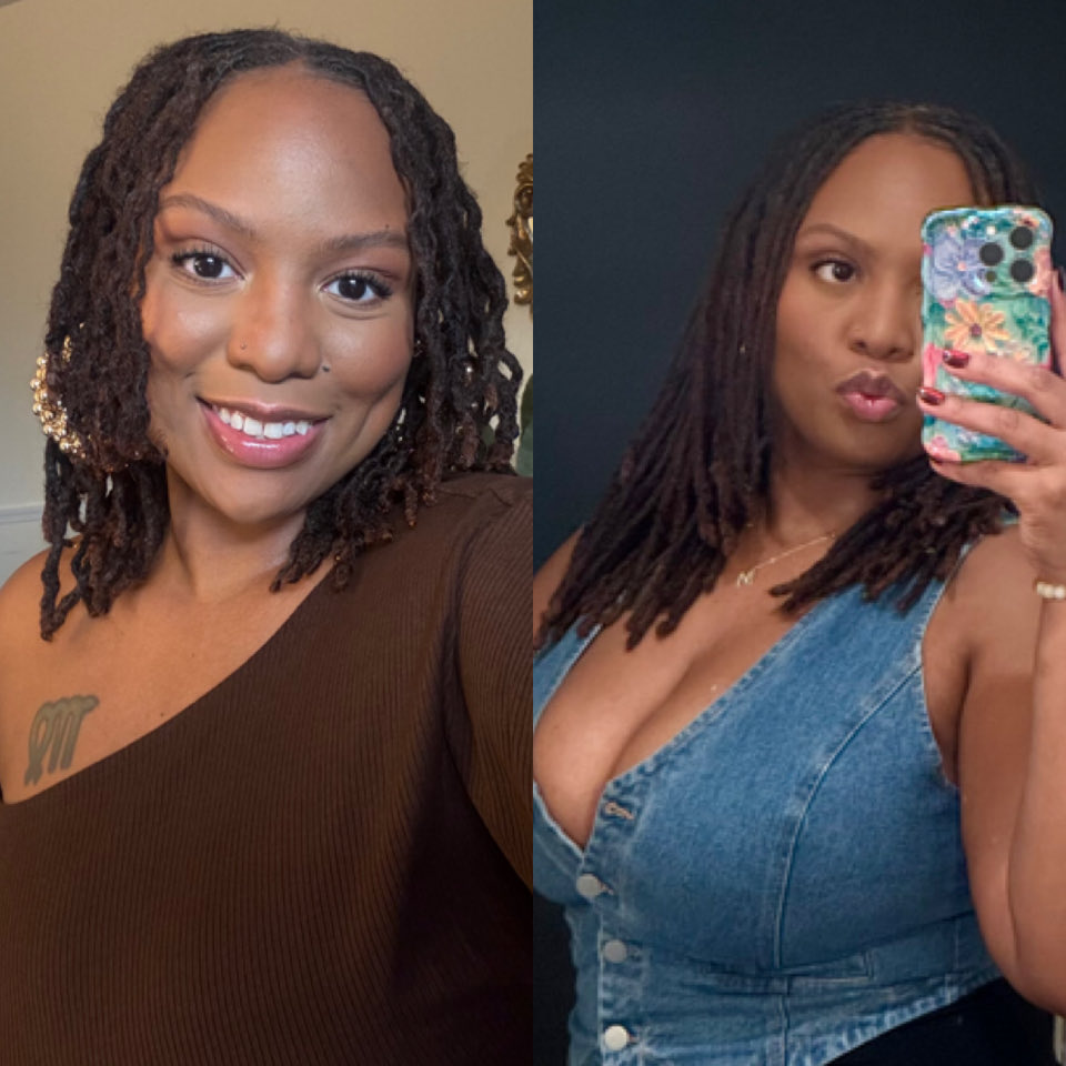 Loc love 🫶🏾
10/2024                          10/2025 
Almost 4 years loc’d