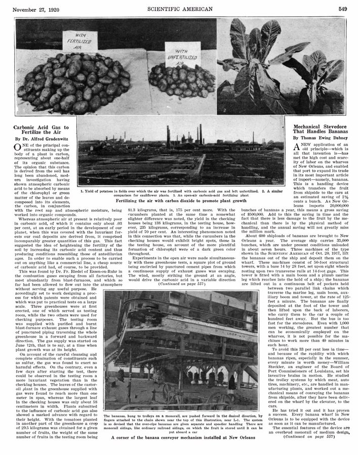 Tony Heller (@tonyclimate) on Twitter photo In 1920 Scientific American demonstrated experimentally that piping in excess industrial CO2 greatly increased crop yields. That was when they earned money writing about science, rather than propaganda.
<a href="/sciam/">Scientific American</a> In 1920 Scientific American demonstrated experimentally that piping in excess industrial CO2 greatly increased crop yields. That was when they earned money writing about science, rather than propaganda.
<a href="/sciam/">Scientific American</a>
