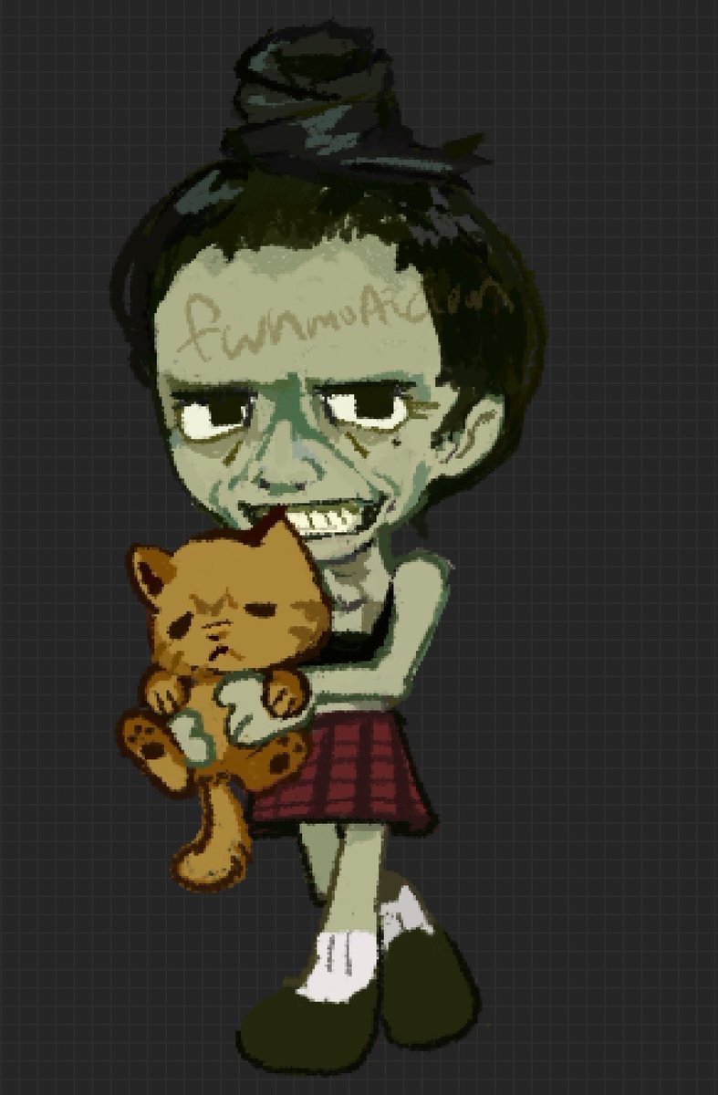 fawnmortician's tweet image. still working through the characters but its taking me awhile 
#noimnotahuman