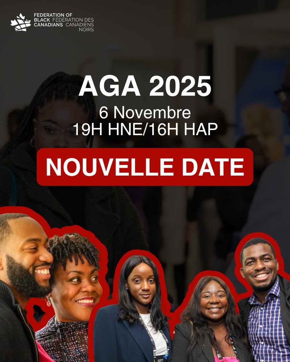 New Date / Nouvelle date! 📣  

FBC’s AGM will now be held on Nov 6 at 7PM PST.
Paid member registration is closed, but you can still register to watch &amp; take part!
L’AGA aura lieu le 6 nov à 19 h (HNP). Inscrivez-vous pour assister: zurl.co/meZMT