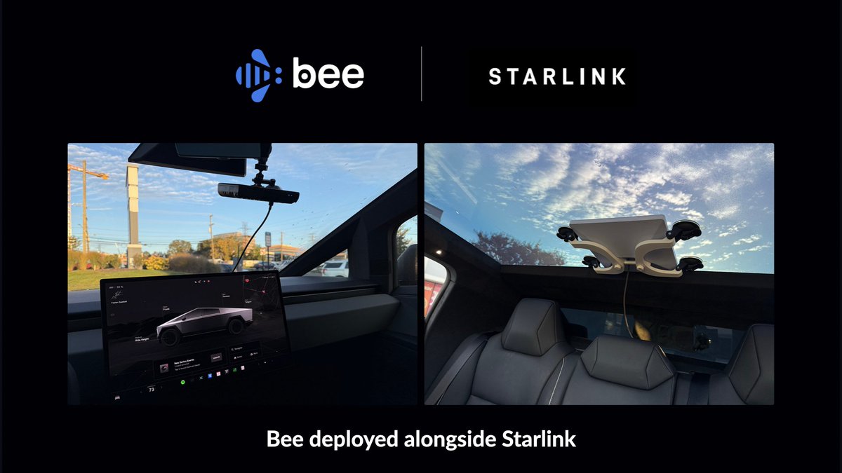 Bee + Starlink turns Hivemapper into a real-time map in remote and rural  parts of the world.