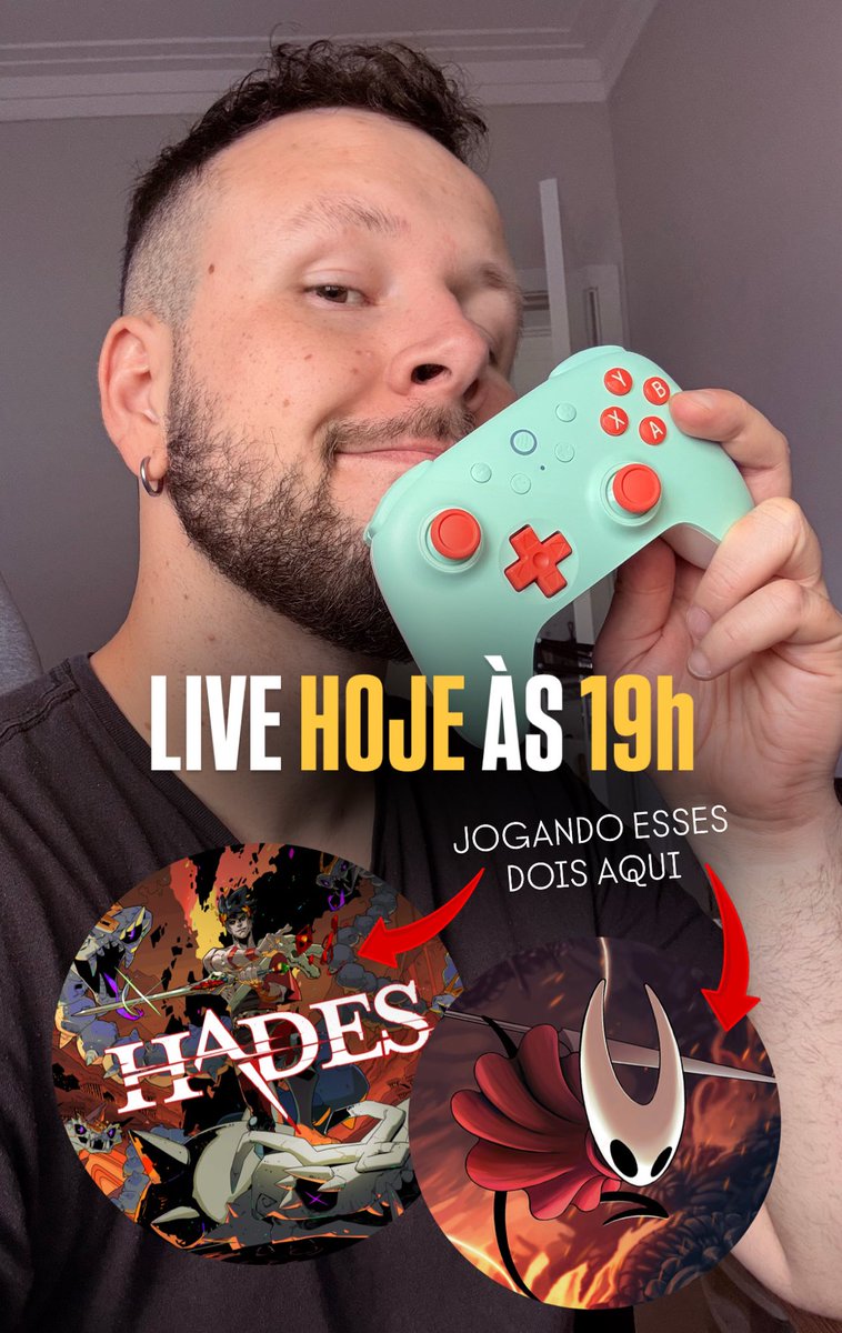 Avisando com a antecedência que eu consigo de apenas algumas horas.

HOJE TEM!