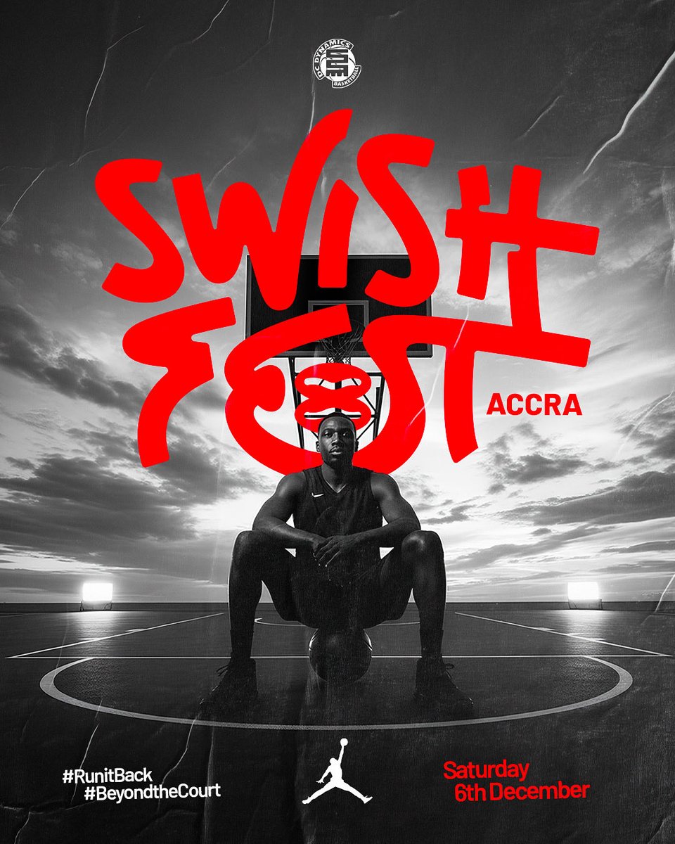 DCDynamics's tweet image. Yes, we are about to #RunItBack !🤩🔥

More energy, more fun and more excitement! Swishfest Accra is back on the 6th of December!🏀😤

Visit the link in our bio to secure your seats now!📲🔗

#BeyondTheCourt